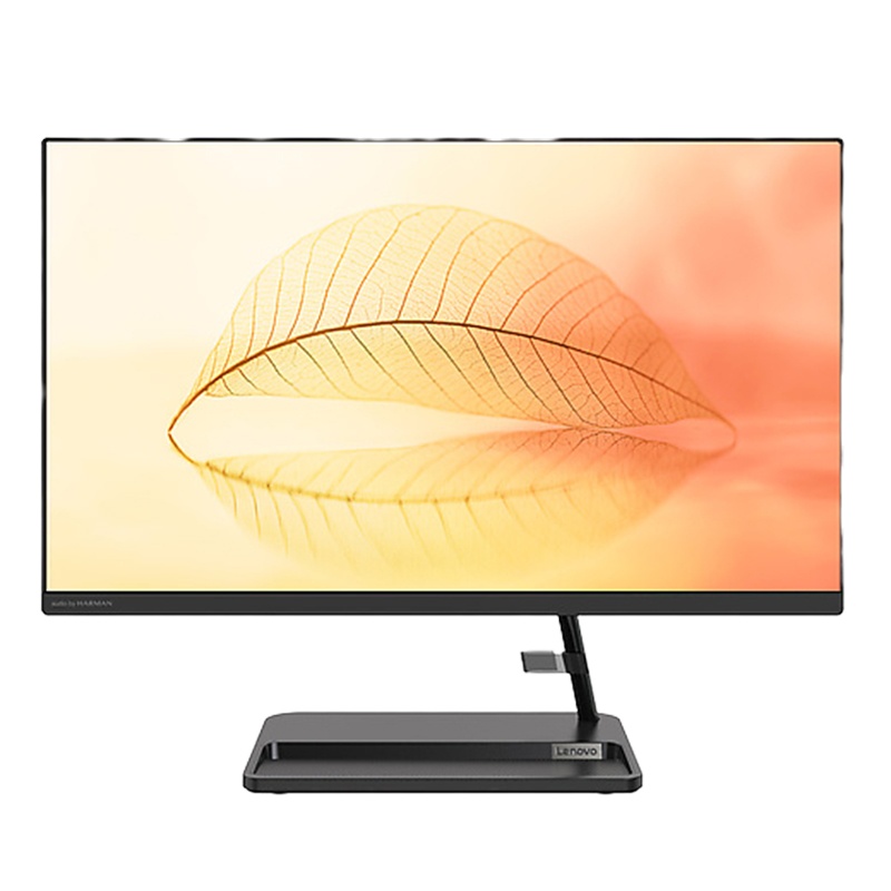 联想(Lenovo)AIO520-24 23.8英寸一体机(R5-3500U 8G 256GSSD 集显 w10)黑色 官方标配