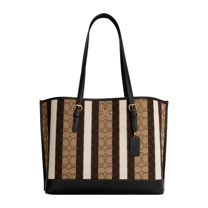 COACH 老花条纹提花托特包 C4088