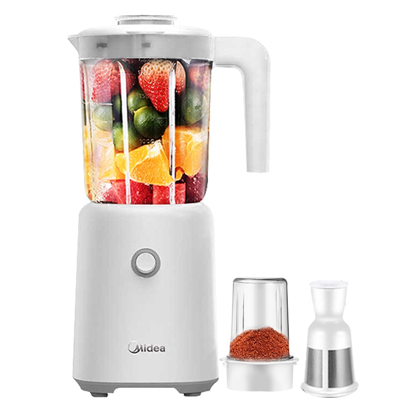 美的(Midea)榨汁机搅拌机LZ25Easy119一机双杯料理机家用多功能榨汁机婴儿辅食机智能搅拌研磨机果汁机带滤网