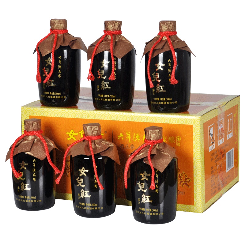 女儿红黄酒六年陈佳酿500ml*6瓶