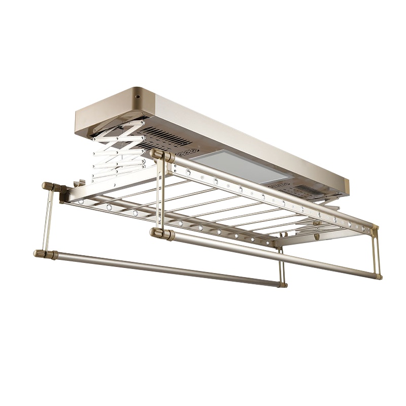 千年舟电动晾衣架 Q40-F9 智能无线遥控 升降晾衣架(宝马金) 风干+消毒阳台晾衣架