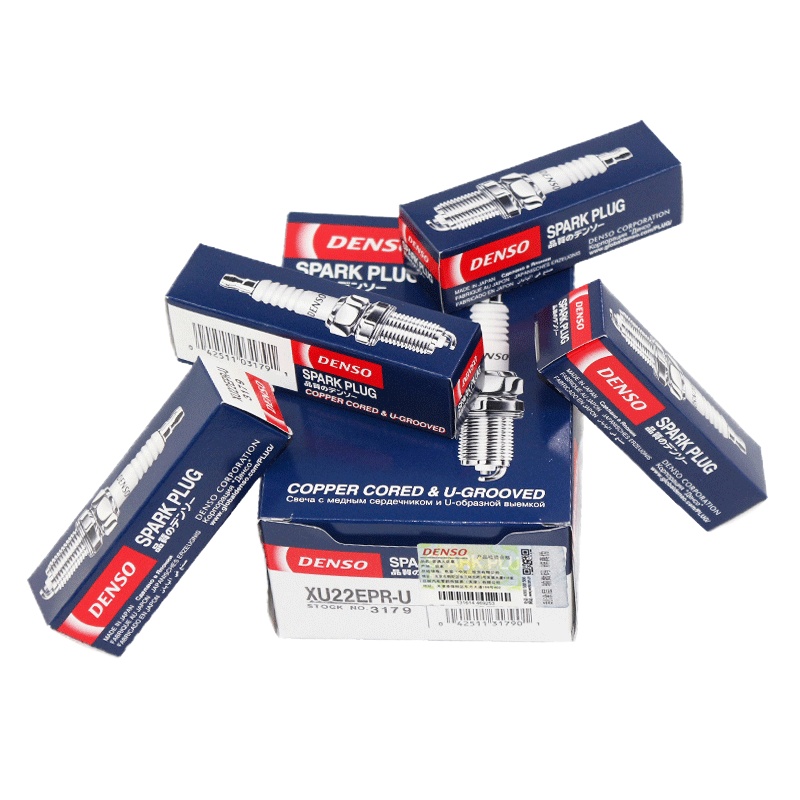 电装(DENSO)镍合金火花塞XU22EPR-U适配雪佛兰/五菱/乐驰/爱唯欧/路宝/利亚纳/北斗星/新赛欧(4支装)