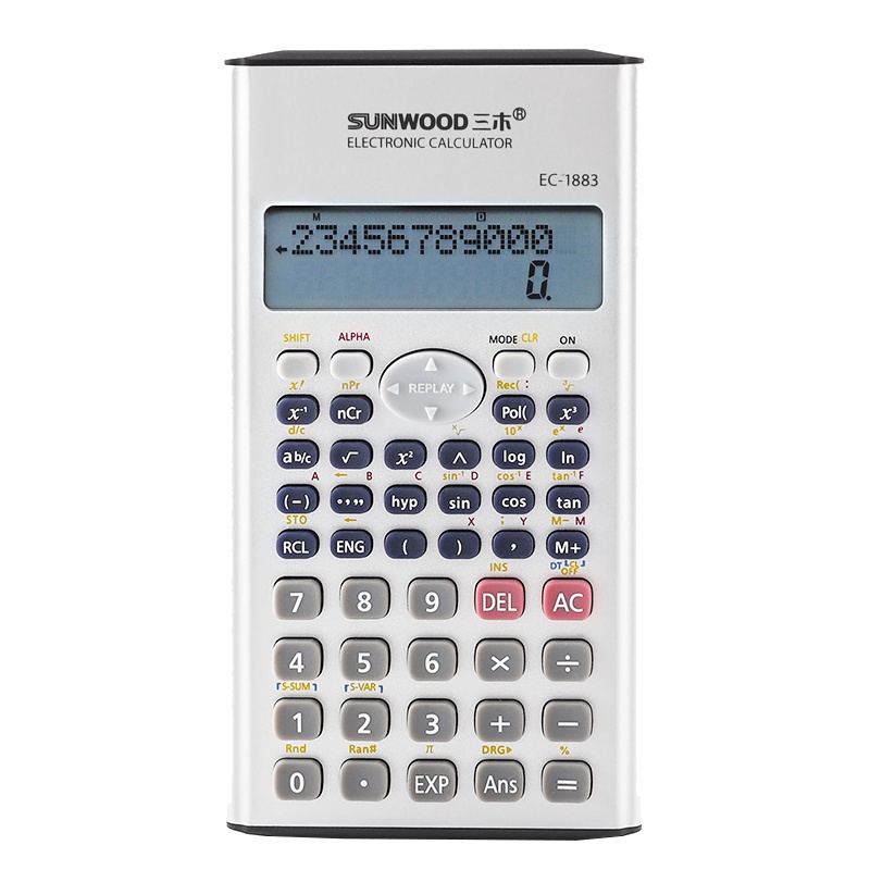 三木(SUNWOOD)1883单电源/函数计算器经典商务桌面型计算器财务用 办公用品