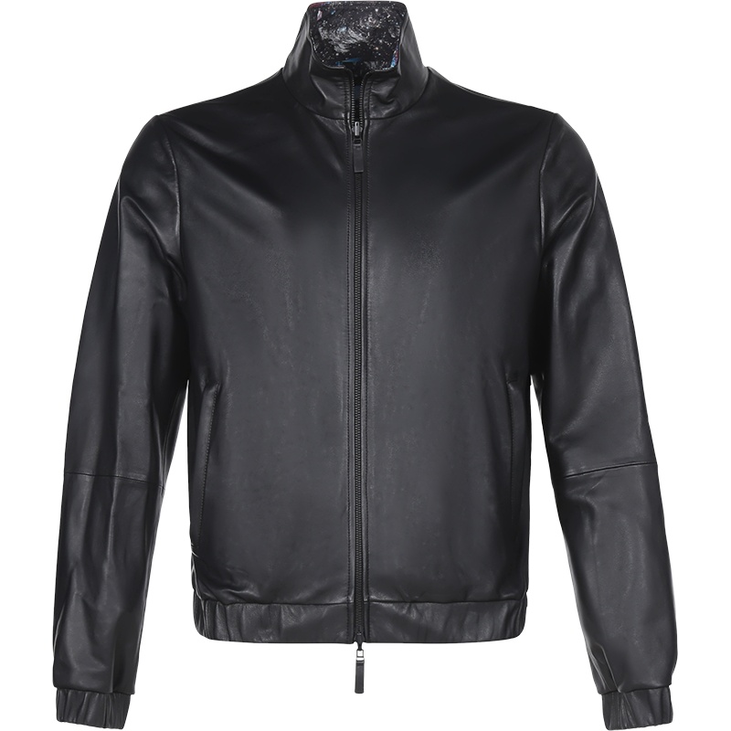 EMPORIO ARMANI 阿玛尼 男士 羊皮革/锦纶双面夹克 外套 B1R32P B1P32