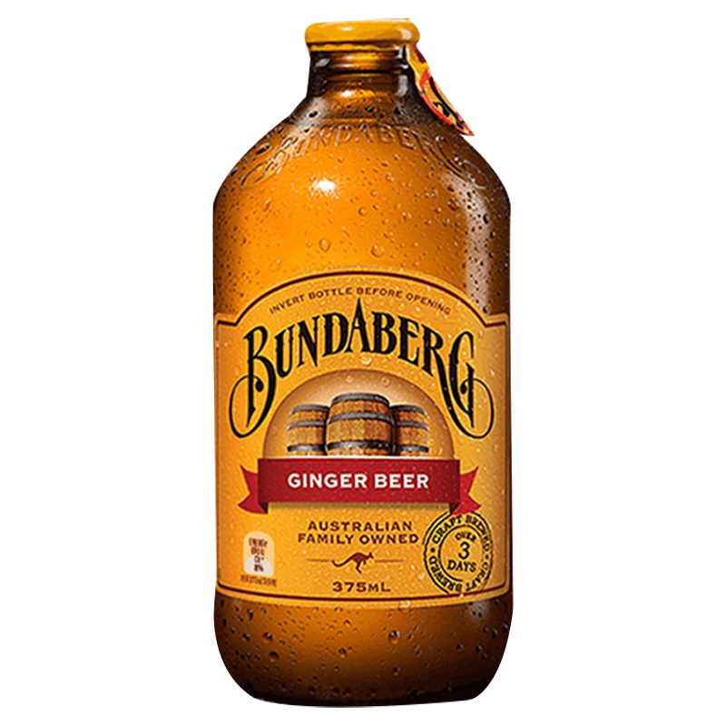 澳州原装进口 宾得宝(Bundaberg) 含气干姜汁饮料 375ml