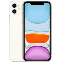 [全套标配]Apple iPhone 11 白色 128GB 美版有锁 完美解锁 移动联通电信4G全网通手机