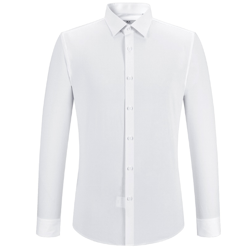 HLA海澜之家舒适微弹正装衬衫2019秋季透气服帖长衬男 HNCAD3R070A