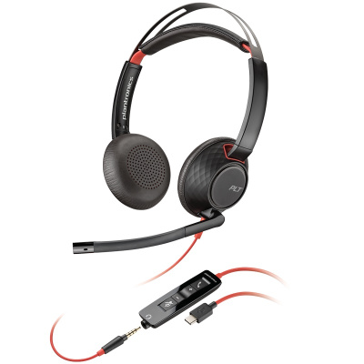 缤特力(Plantronics)C5220 USB-C头戴式耳机耳麦带麦克风/办公电话