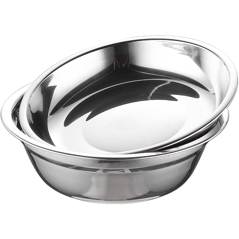 好厨夫(HOCUF)一菜一汤不锈钢盆盘两件套 [货号0897]