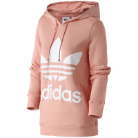 【自营】adidas阿迪达斯三叶草女装运动休闲连帽卫衣运动服DV2560 30 DV2560灰粉