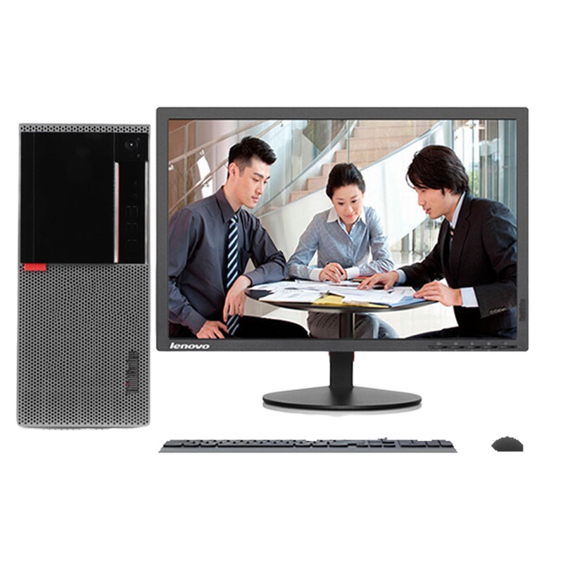 联想ThinkCentre E96X 21.5寸台式电脑 I5-9400 4G 1TB 2G独显 w10专业三年保 定制