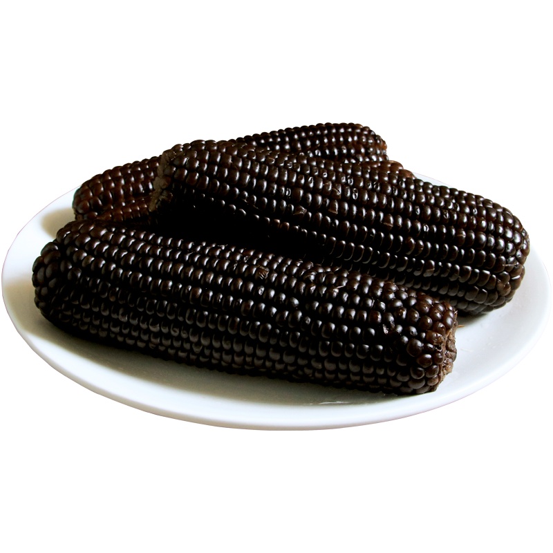 闲居人 鲜食黑糯玉米棒 真空包装 东北查干湖粘玉米10支装约2kg 黄金玉米箱装