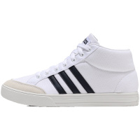 adidas阿迪达斯男子板鞋高帮休闲运动鞋B44605 B44606白色+传奇墨水蓝