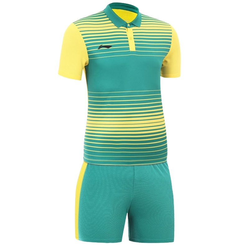 LI-NING KIDS中大童速干平口足球系列运动套装