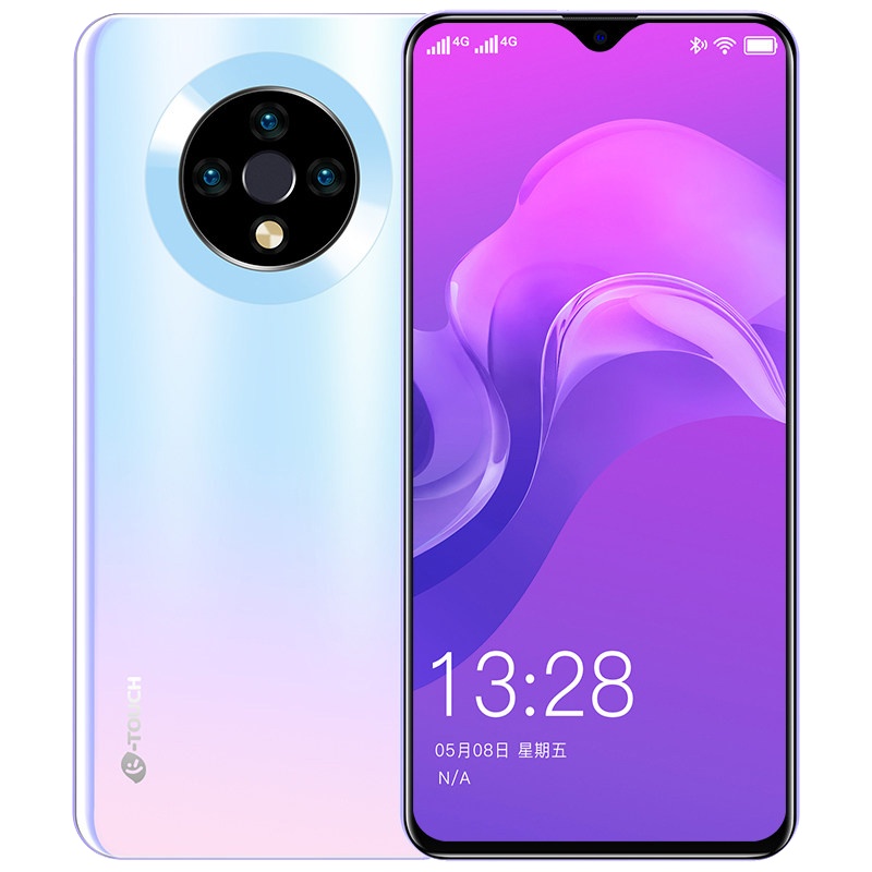 天语X30学生价游戏智能手机全面屏全网通4G 全面大屏拍照老人双卡双待超薄智能手机8+128GB天空之境