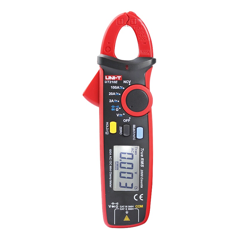 优利德(UNI-T) 迷你数字钳形表 数字万用表 UT210E