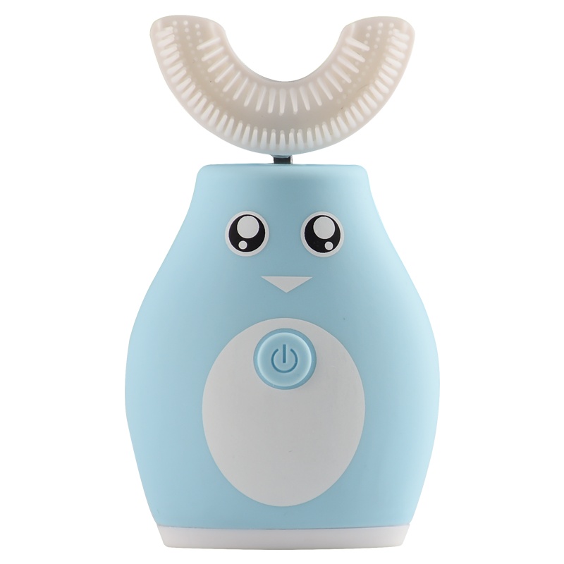 3Q宝贝 儿童智能超声波U型电动牙刷 小童（3-6岁）蓝色