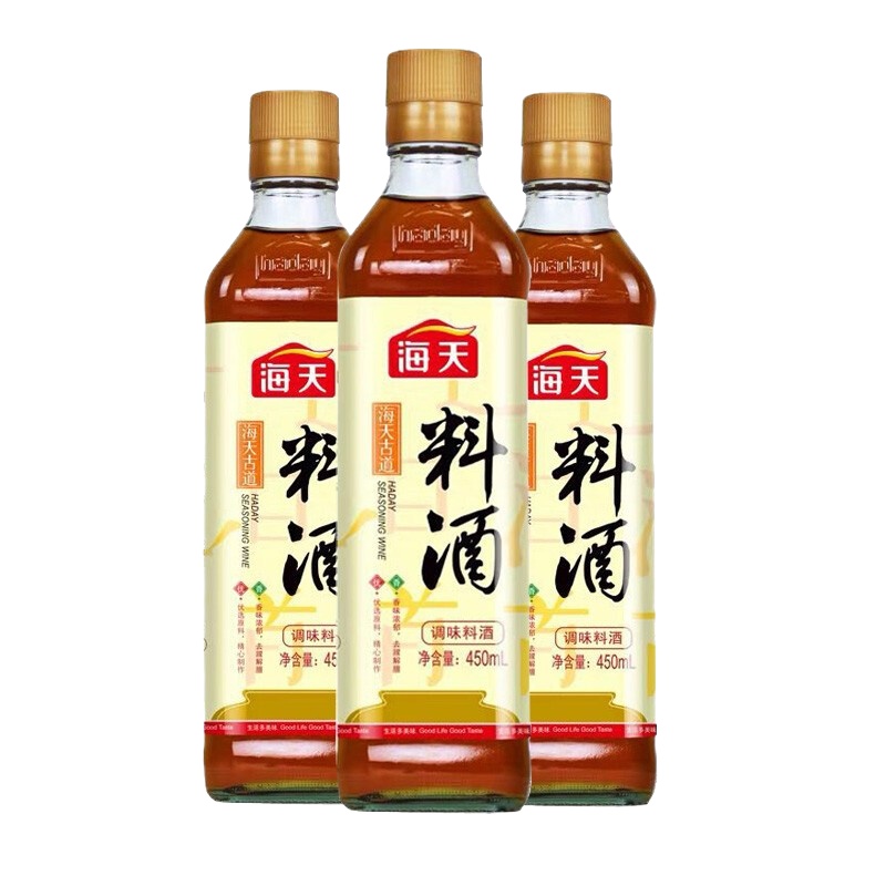 海天 料酒 450ml/瓶 12瓶/箱