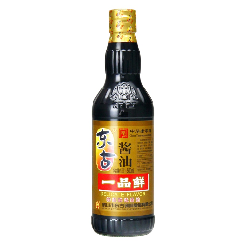 东古一品鲜特级酿造酱油500ml 炒菜凉拌 厨房调味 色泽鲜亮