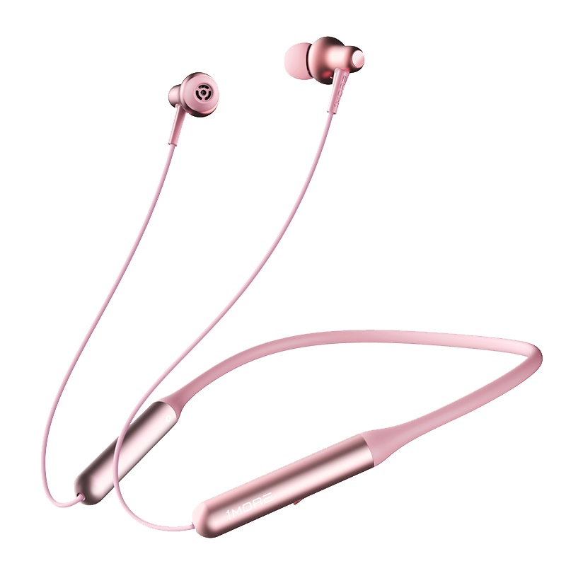 万魔（1MORE）StylishPro双动圈时尚蓝牙耳机 颈挂入耳式无线运动耳塞 防水防汗 ESD6001B 粉色