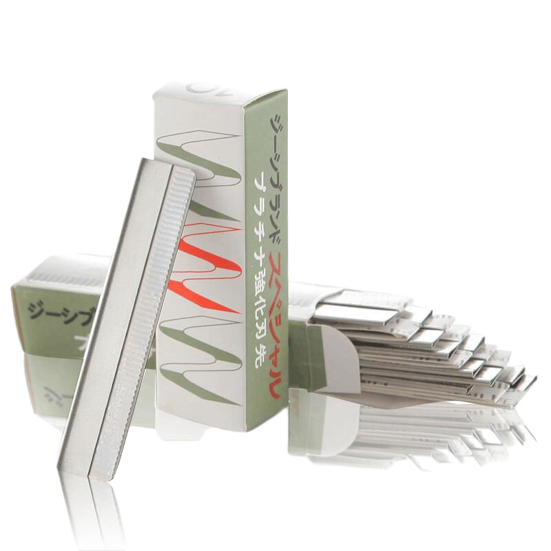 修眉刀10片装 修眉刀片2片-100片纹绣师专业修眉刀片不锈钢刮眉刀修眉画眉套装