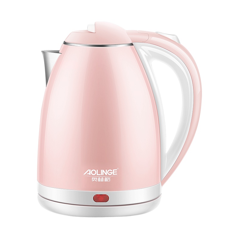 奥林格(AOLINGE) ZX-200B6电热水壶家用自动断电304不锈钢烧水壶快壶电壶煮茶壶烧水器2L 玫瑰金