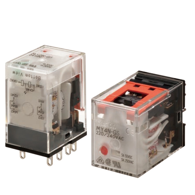 欧姆龙 微型功率继电器 MY4N-GS DC24 BY OMZ/C