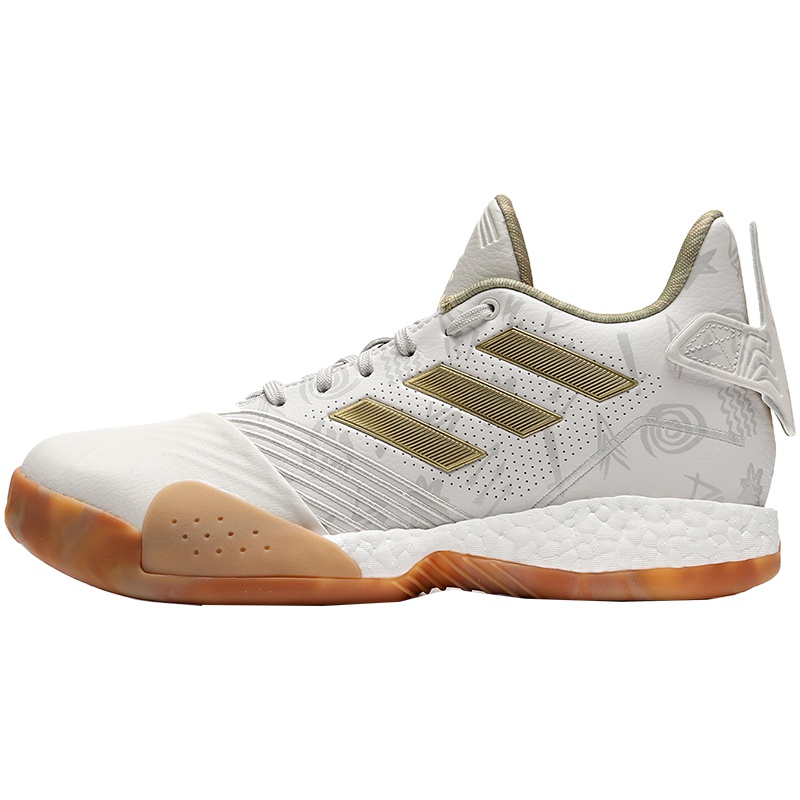 adidas男鞋篮球鞋麦迪TMAC MILLENNIUM比赛训练运动鞋G27750 EE3678纯质灰+黑色+金