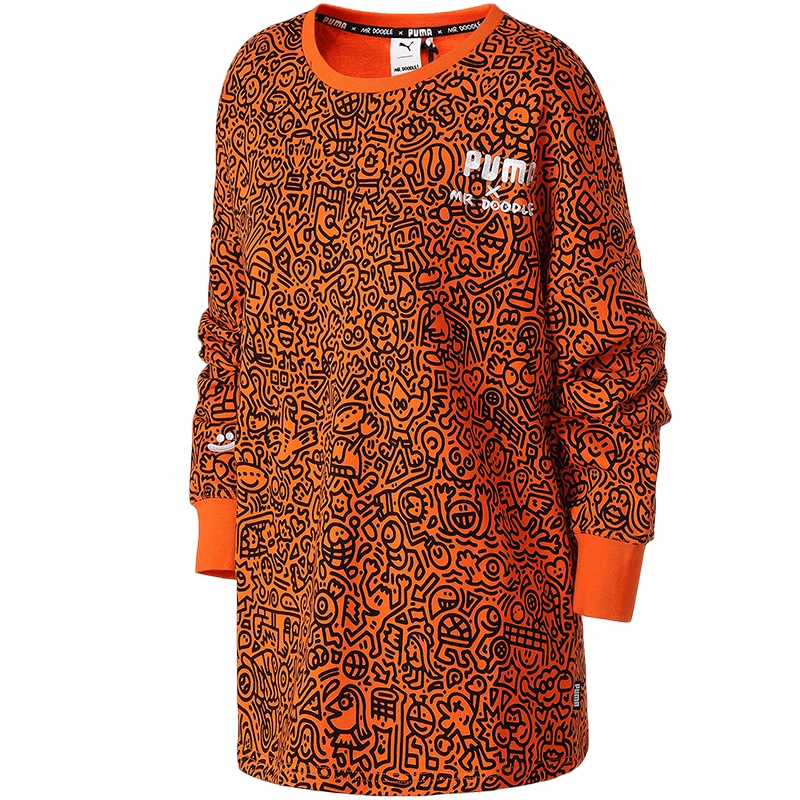 PUMA黑标女装MR DOODLE运动服休闲圆领卫衣598652