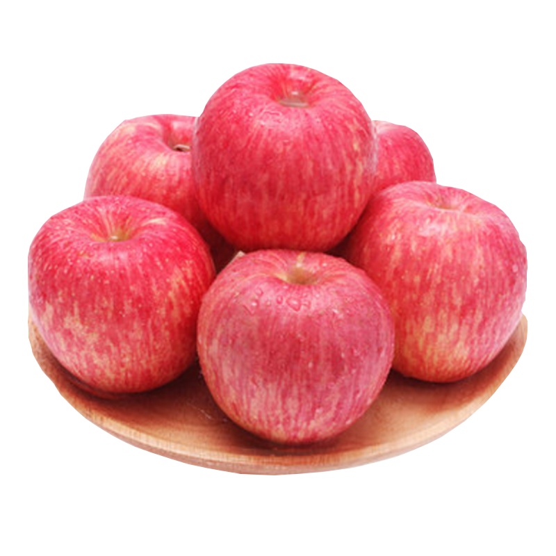 [22年新果上市] 五个农民精选陕西洛川红富士苹果5斤装 单果75mm+ 当季新果脆甜苹果应季新鲜水果