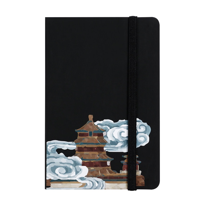 颐和园|颐和祥云●笔记本礼盒 手账本子 - 黑色