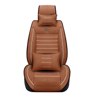 布雷什(BOLISH)五座四季通用汽车坐垫冬季仿亚麻全包围马自达帝豪汽车座垫车垫车内饰品风行豪华款靓丽橙