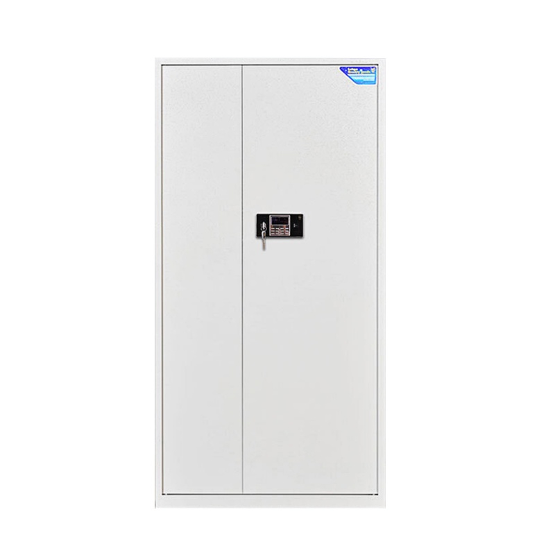 永格电子保密柜文件柜档案柜保险柜双保险密码柜电子密码锁灰白通门加厚款