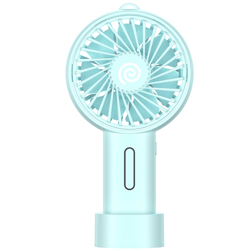 ROCK 便携式迷你风扇大风力随身吹无线风扇手持风扇分离底座USB充电