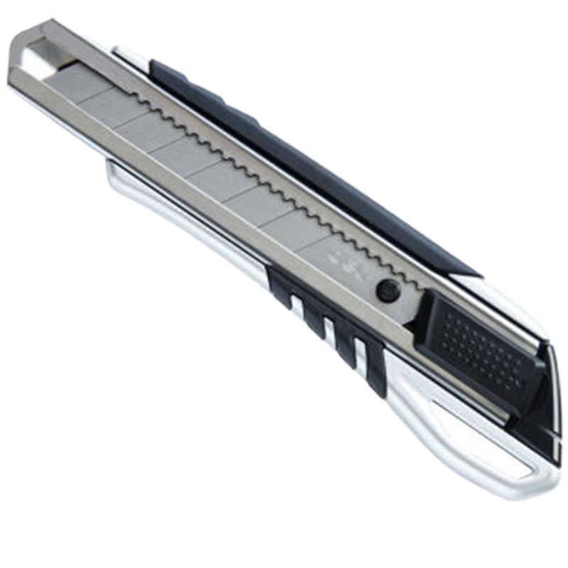 得力 (deli) 2057 大号金属美工刀[5把装] 银色