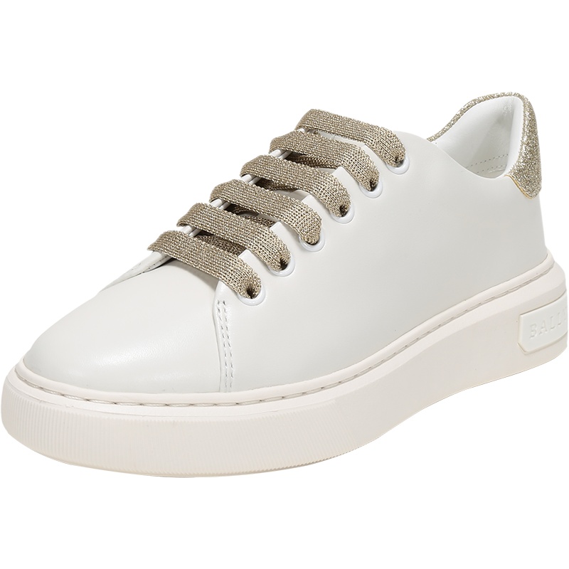 BALLY 巴利 女士 羊皮系带休闲鞋运动鞋板鞋小白鞋 MARLYS T
