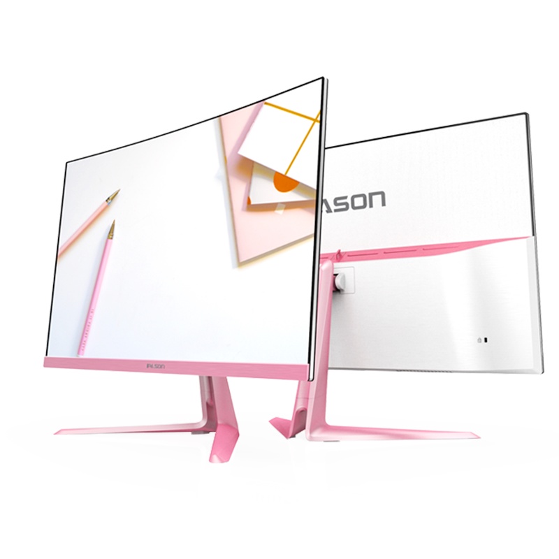 攀升 P11樱花粉 23.6英寸纤薄曲面一体机(八代i3-8100 8G 240GSSD 无线键鼠 3年上门)