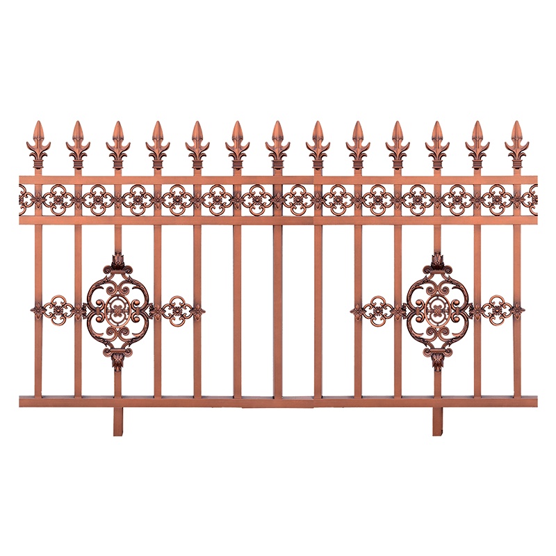 铝艺护栏高档别墅护栏DFLY-1951庭院围墙铝栅栏欧式铝艺护栏栏杆铝合金围栏阳台防护拦定制户外防盗 Fanggumen