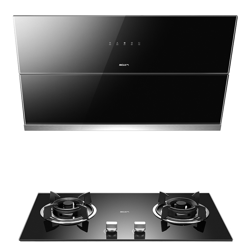 老板名气油烟机烟灶套装 2301A+B311A(天然气)4.1KW大火力 宽幅拢烟屏