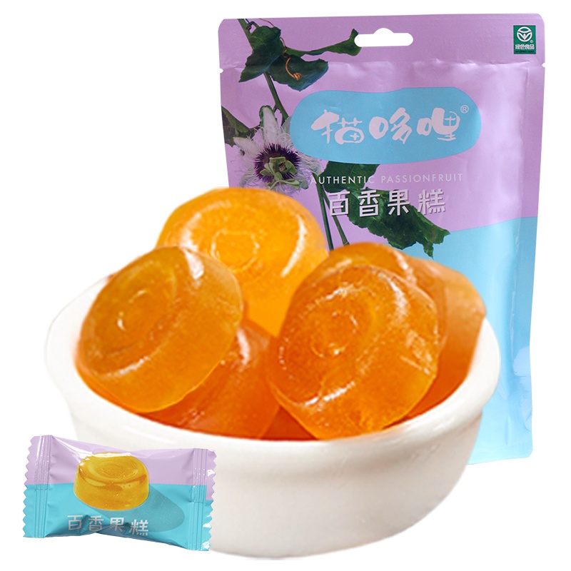 猫哆哩 百香果糕400g (云南特产 休闲零食)