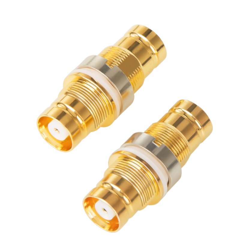 博扬 L9直通头 L9-KK转接头 2M两兆E1西门子接线端子 DDF数字配线架同轴 电缆连接器 10个装 BY-L9