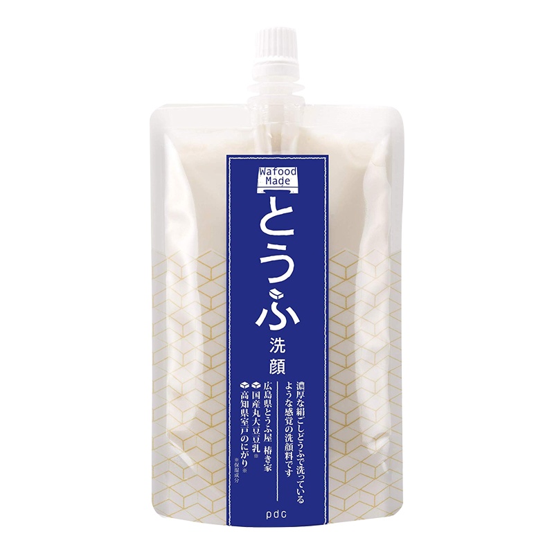 [低泡亲肤 细腻绵滑]PDC碧迪皙 wafood made豆腐洗颜洗面奶170g 日本原装进口