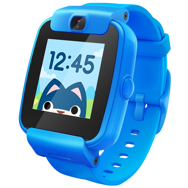 搜狗糖猫(teemo)儿童电话手表 color 移动2G 拍照片拍视频 高清通话 GPS定位 动感蓝
