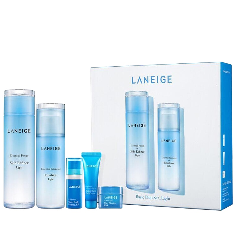 兰芝(Laneige) 水库凝肌水乳两件套装 滋润型 水酷补水保湿 滋润肌肤 面部护肤套装礼盒