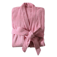 金号纯棉浴衣日式浴袍家居服 男女款情侣系带式素色吸水A类标