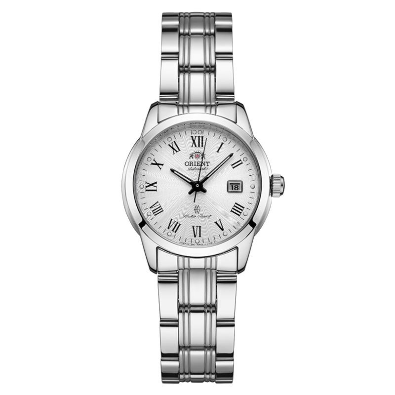 东方双狮(ORIENT)手表 全自动女士日历蓝宝石镜面情侣机械女表 SNR1L002W0