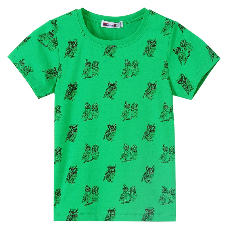 铅笔俱乐部童装2020夏季新款男童圆领短袖中大童T恤儿童休闲半袖