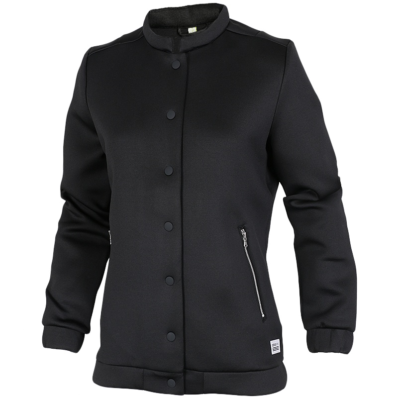 阿迪达斯(adidas)女士立领防风保暖开衫休闲运动夹克CD1817