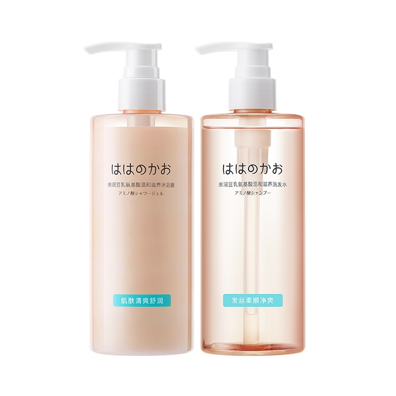 亲润 豆乳滋养洗发沐浴组合 孕妇洗护2件套 孕期护肤品孕妈洗发沐浴