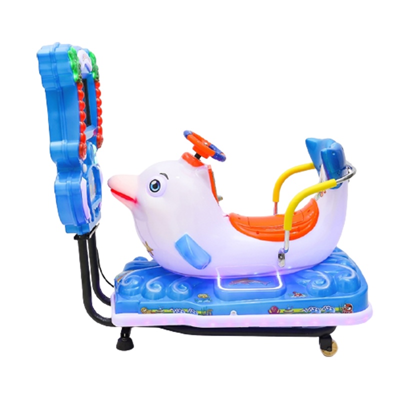 摇摇车智扣儿童电动投币车家用mp5海豚超市门口商用瑶瑶车 水晶猫